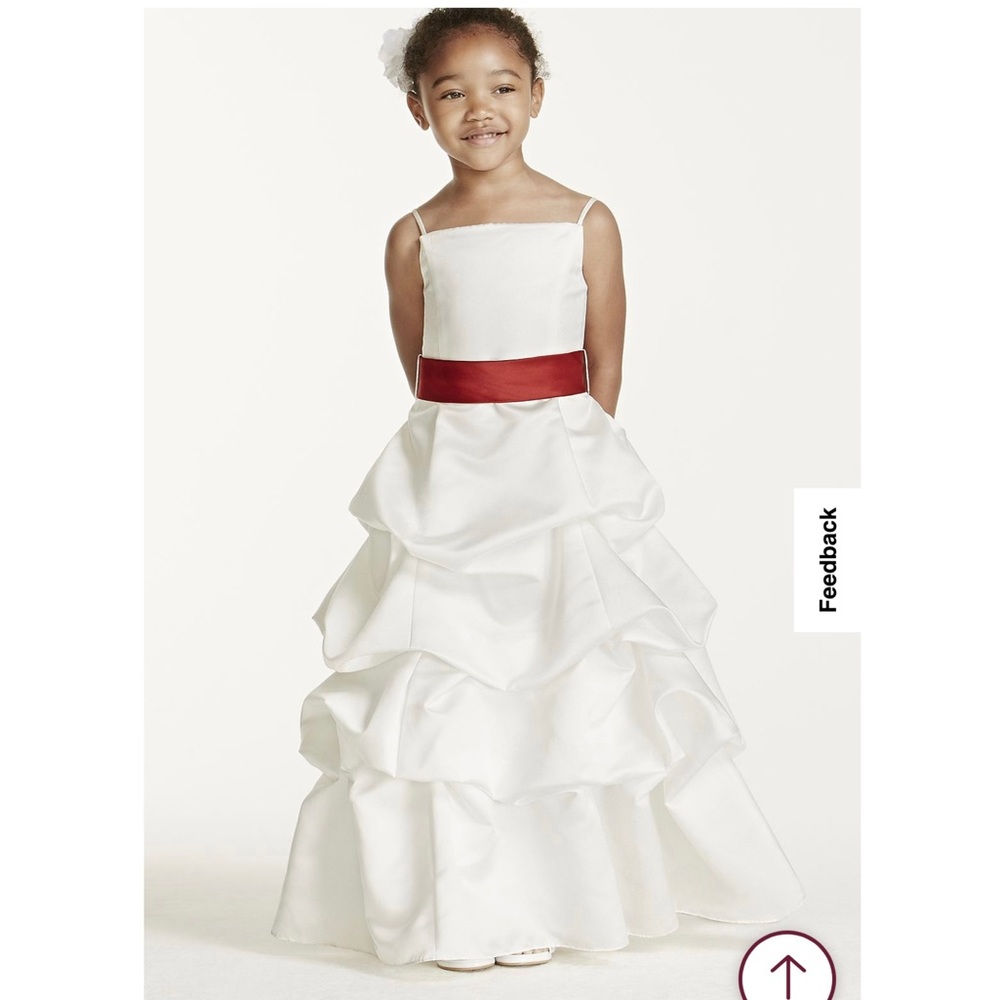 David’s bridal flower girl dress